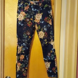 7 for all mankind floral jeans